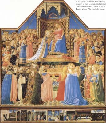 Fra Angelico The Annunciation (mk08) Germany oil painting art